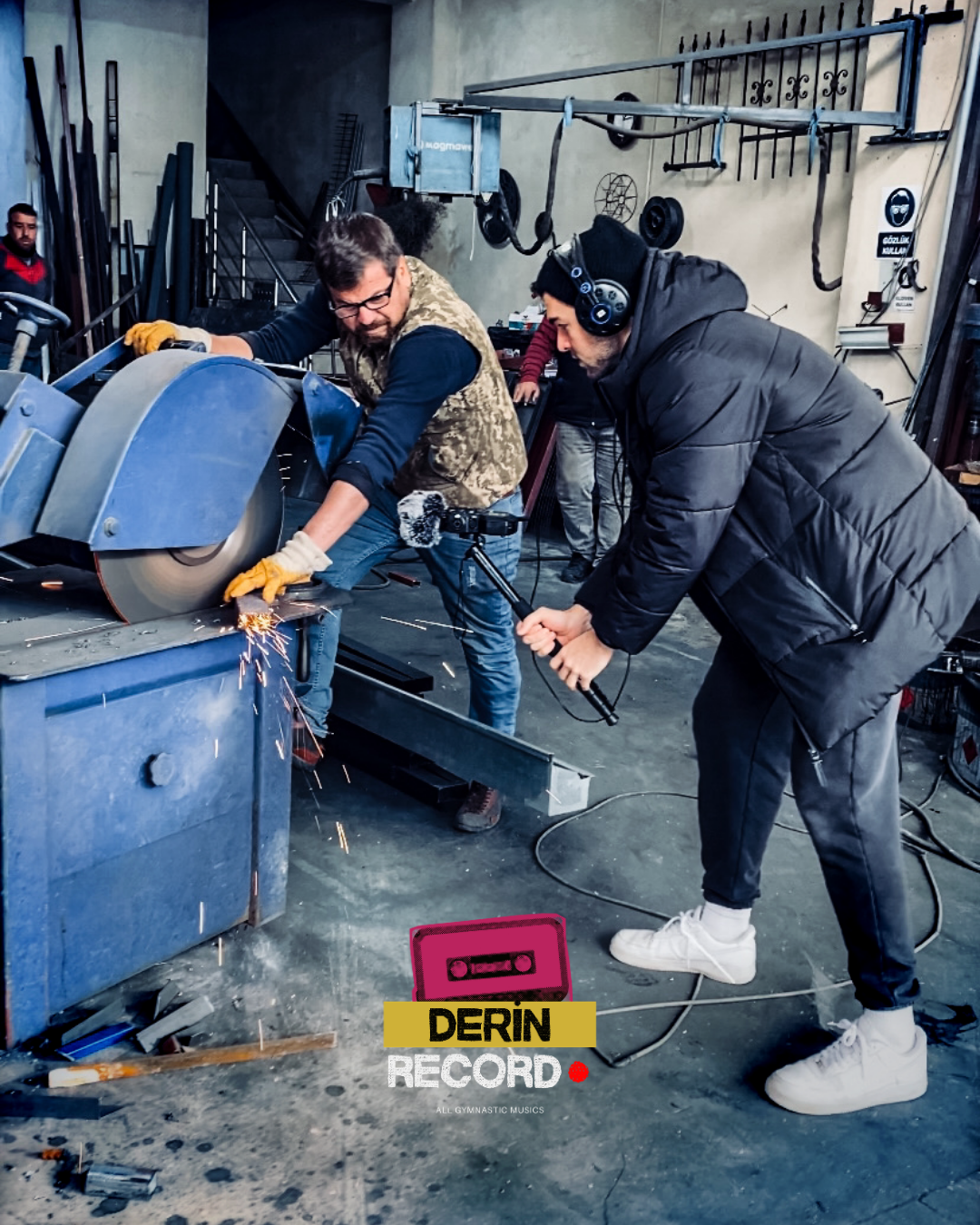 Derin Record stüdyosunda ses tasarımı çalışması